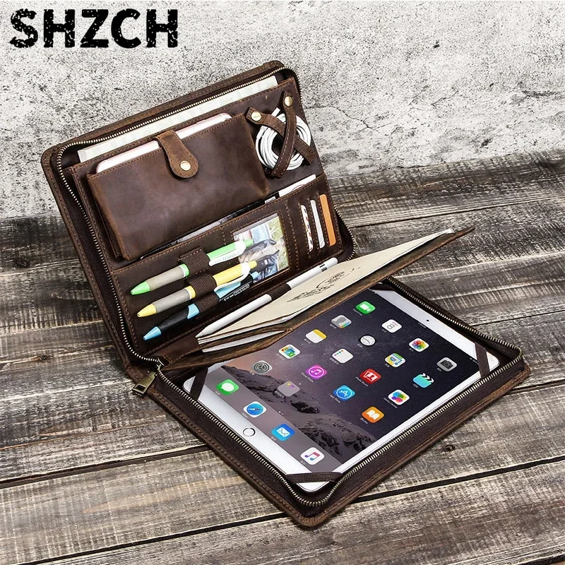 Tech Accessories Tablet - Leather Tablet Storage Bag for Apple