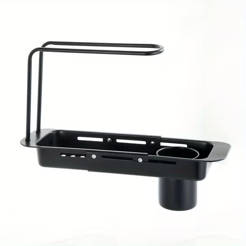 Tech Accessories Organizer - Sleek Design, Expandable Stainless Steel Kitchen