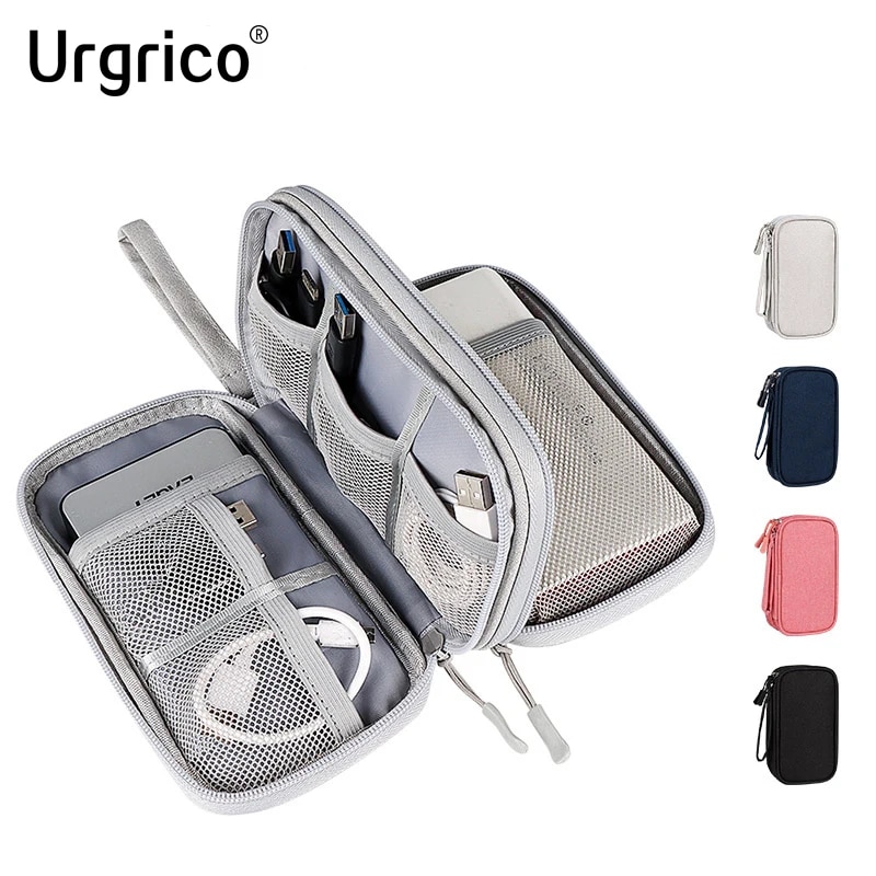 Travel Cable Organizer - Multifunctional Makeup Bag Cable Earphone Accessories