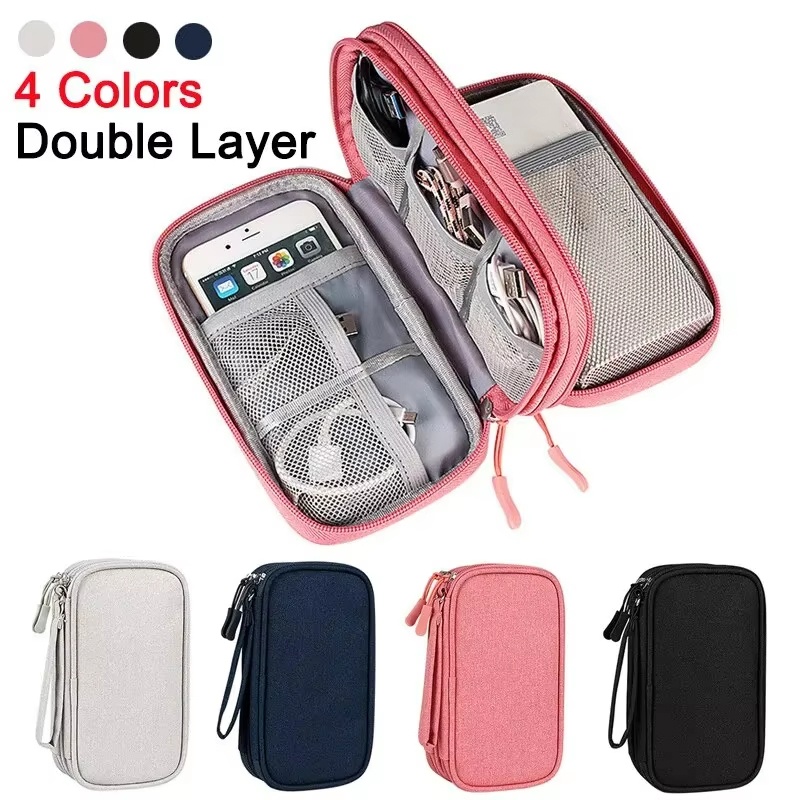 Tech Accessories Organizer - Travel Waterproof Carrying Bag Electronics Organizer