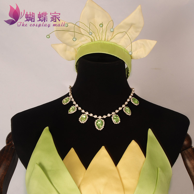 Princess Tiana Dress Cosplay C - Tech Hair Accessories ulasan dan harga
