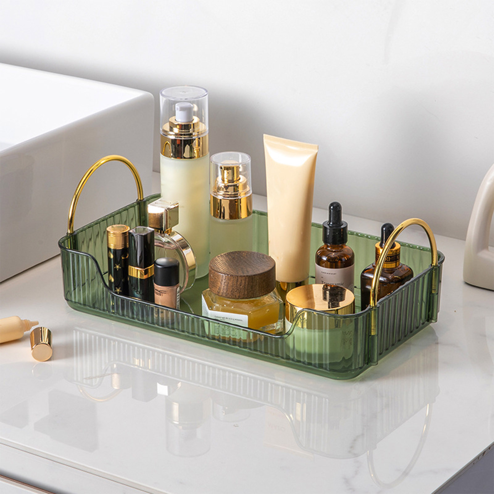 Bathroom Organizer Rack Light  - Tech Accessories Organizer ulasan dan harga