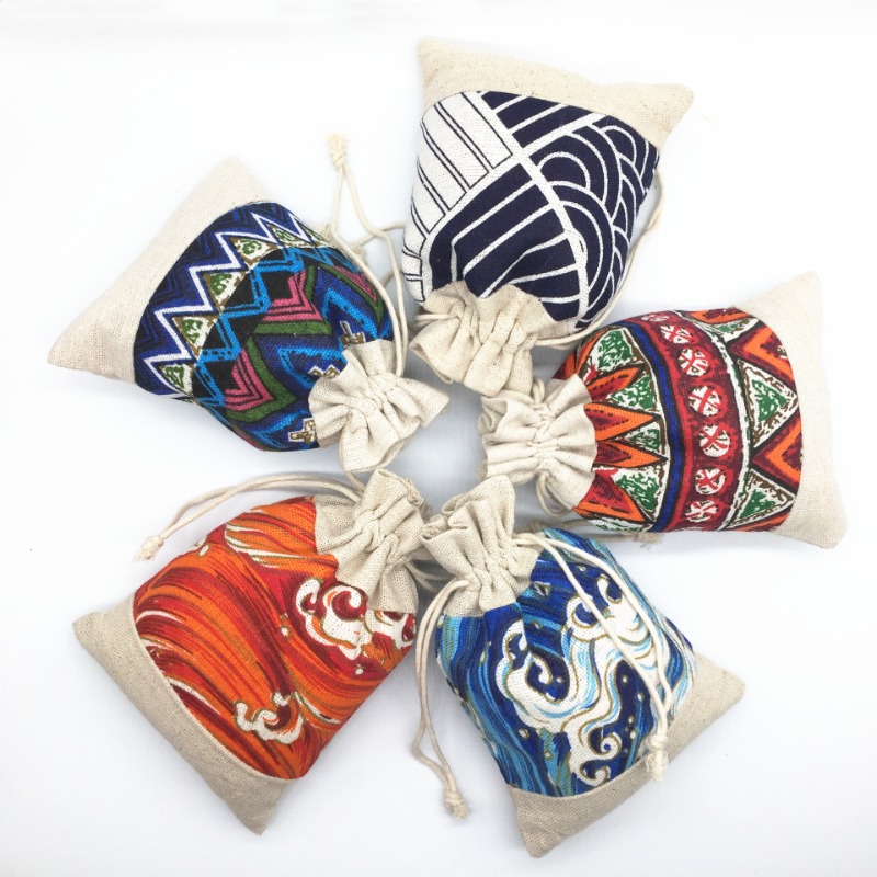 Ethnic Style Drawstring Bag Je - Travel Cable Organizer ulasan dan harga