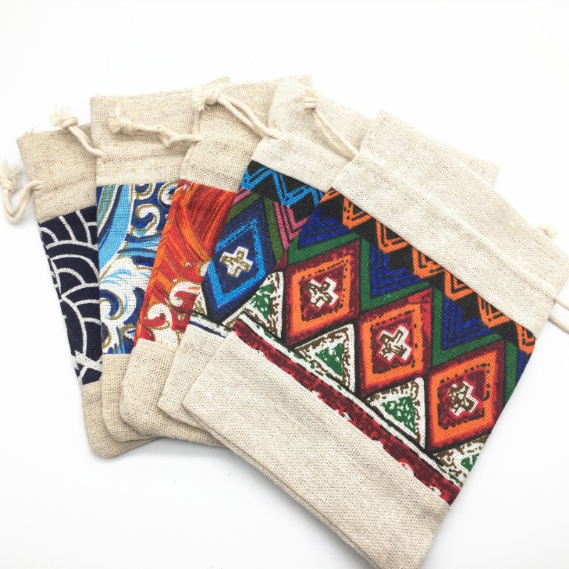 Ethnic Style Drawstring Bag Je - Travel Cable Organizer ulasan dan harga