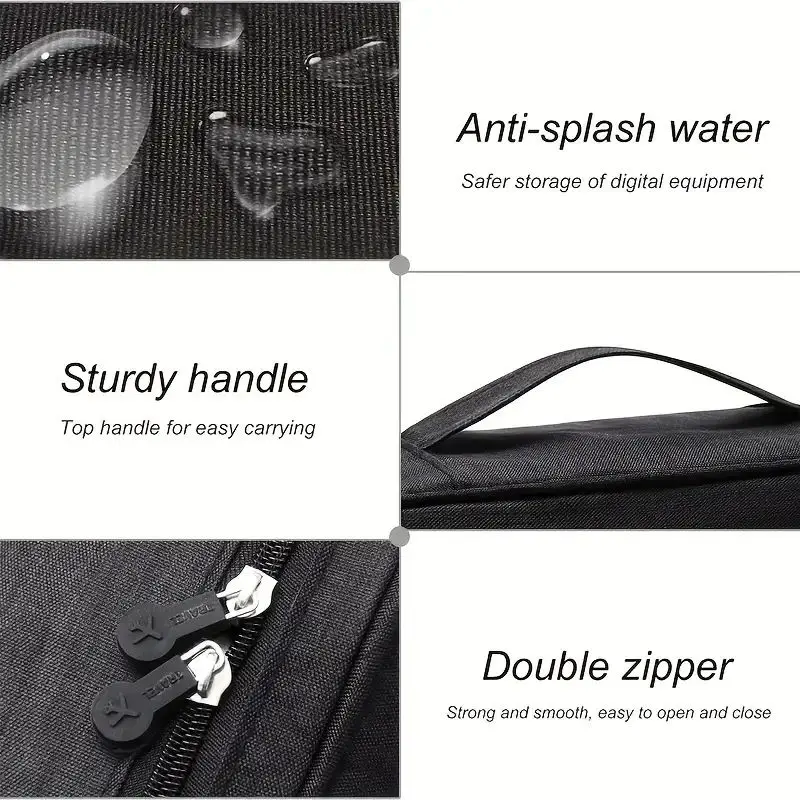 Portable Tech Organizer Case f - Tech Accessories Types ulasan dan harga