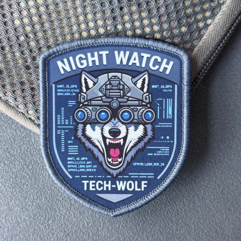 Night Watch Tech-Wolf Patch Ta - Tech Accessories Backpack ulasan dan harga