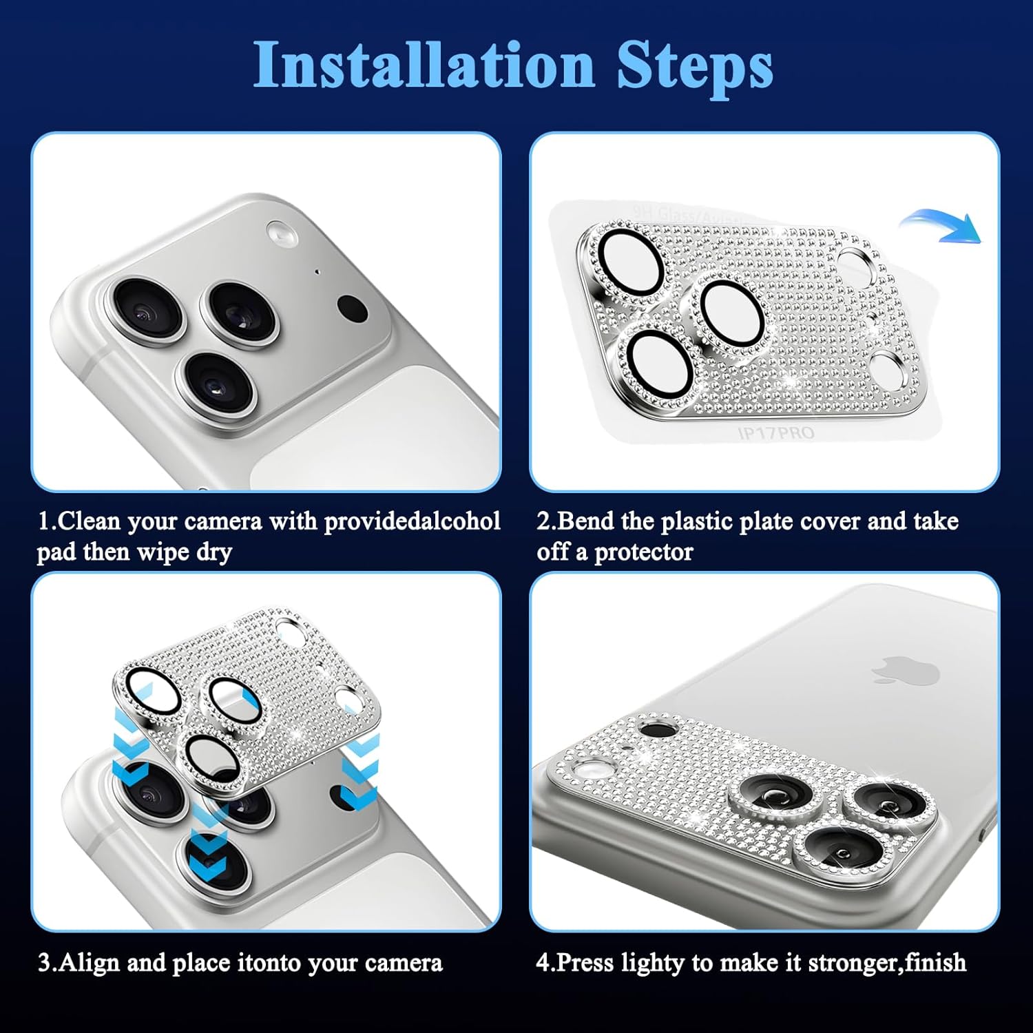 Glitter Diamond Camera Lens Pr - Tech Accessories Phone ulasan dan harga