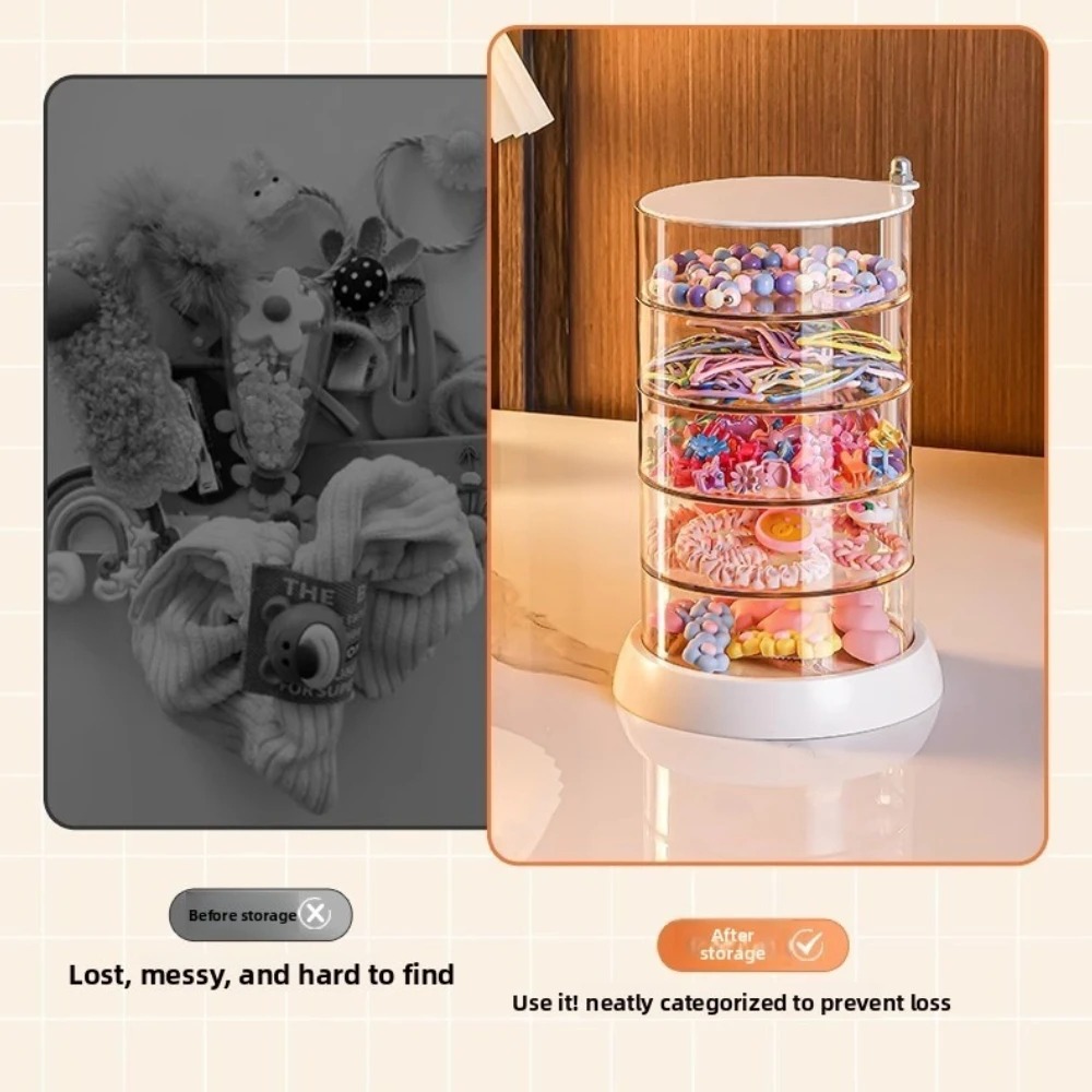 360 Rotating Clear Hair Access - Tech Hair Accessories ulasan dan harga