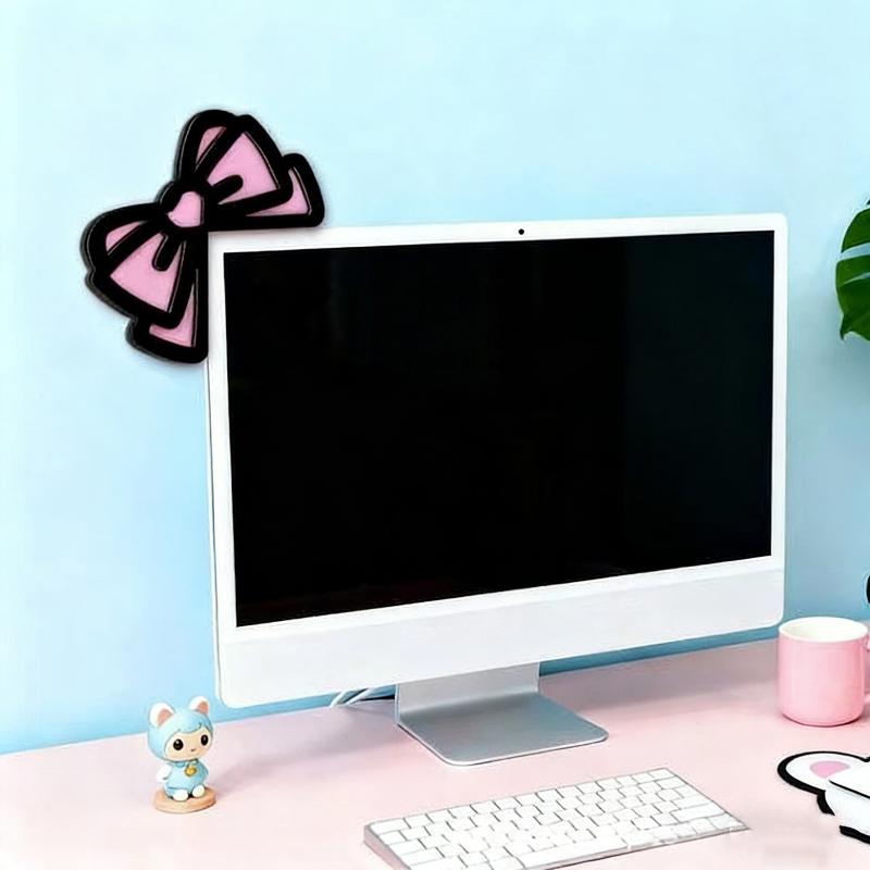New 1/2Pcs Wooden Bowknot PC A - Tech Gaming Accessories ulasan dan harga