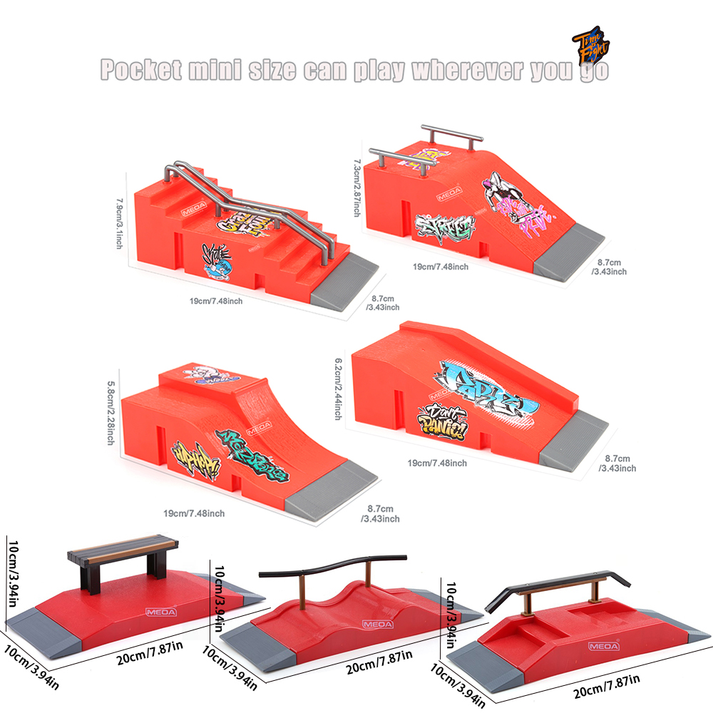 6-In-1 Finger Skateboards DIY  - Tech Deck Accessories ulasan dan harga