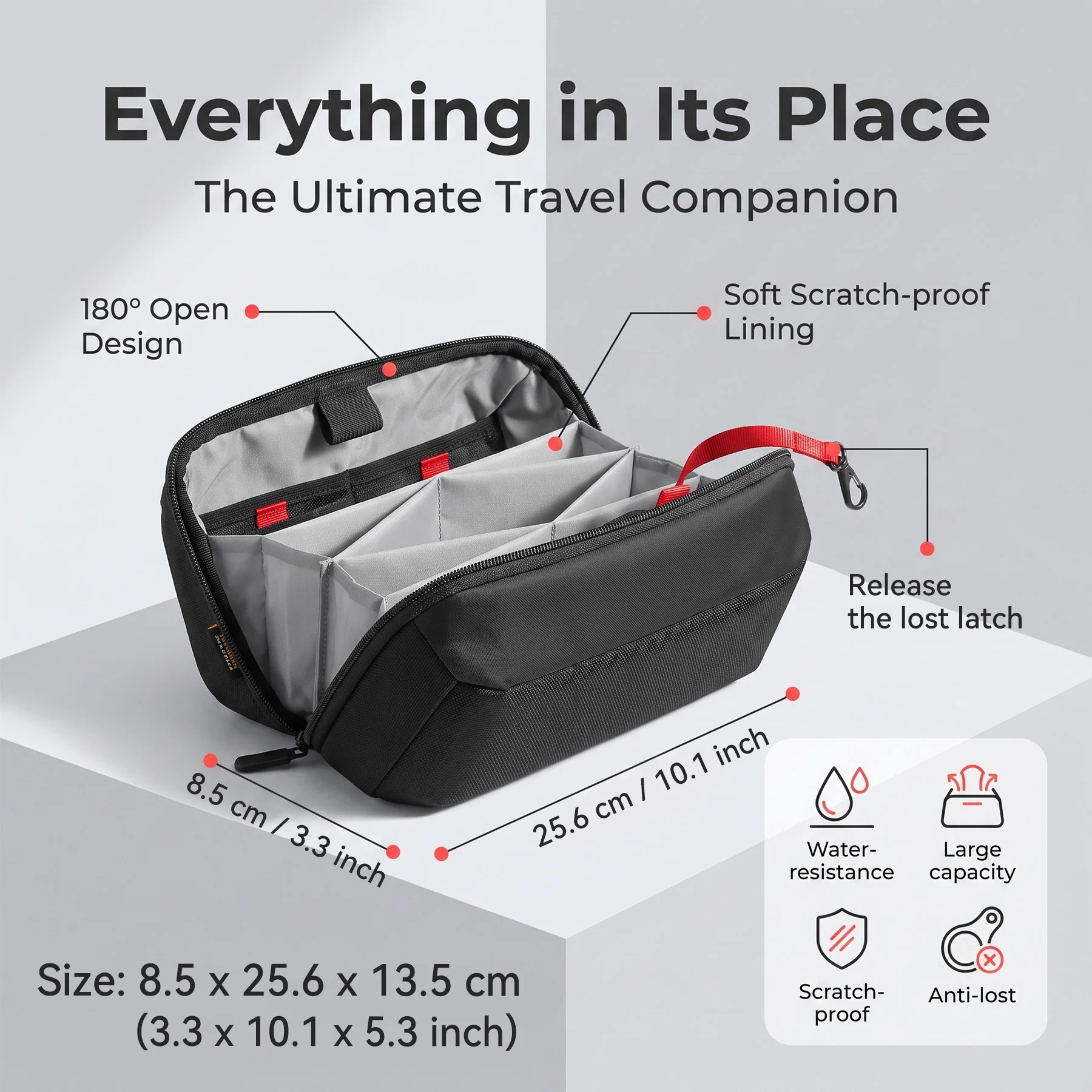 Travel Tech Organizer Pouch, W - Tech Accessories Shop ulasan dan harga
