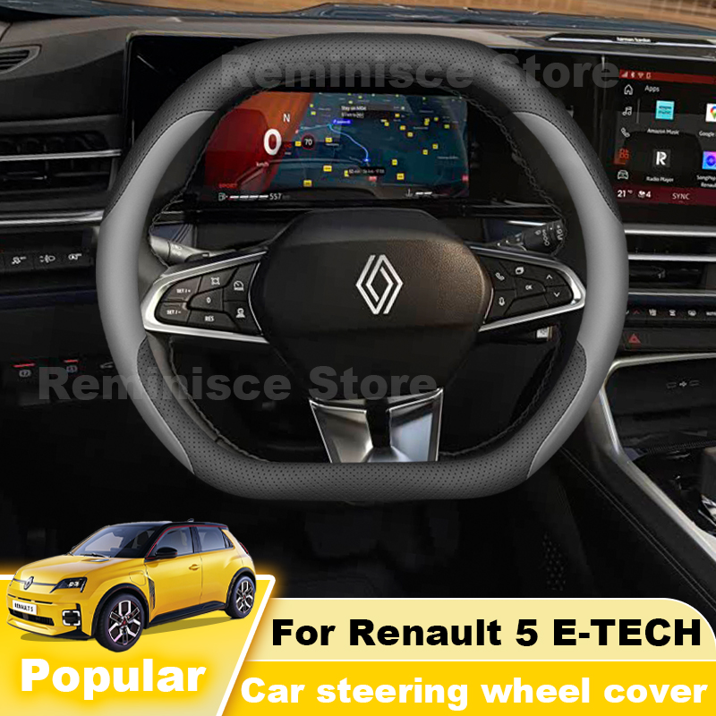 Leather Car Steering Wheel Cov - Tech Accessories Hub ulasan dan harga