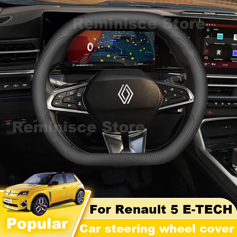 Leather Car Steering Wheel Cov - Tech Accessories Hub ulasan dan harga