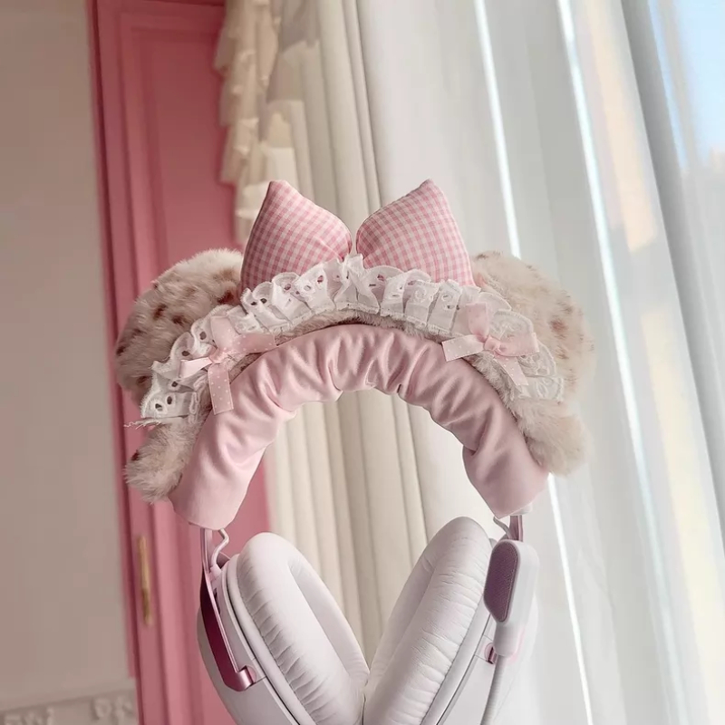 Ruffled Edge Lace Head Mounted - Tech Desktop Accessories ulasan dan harga