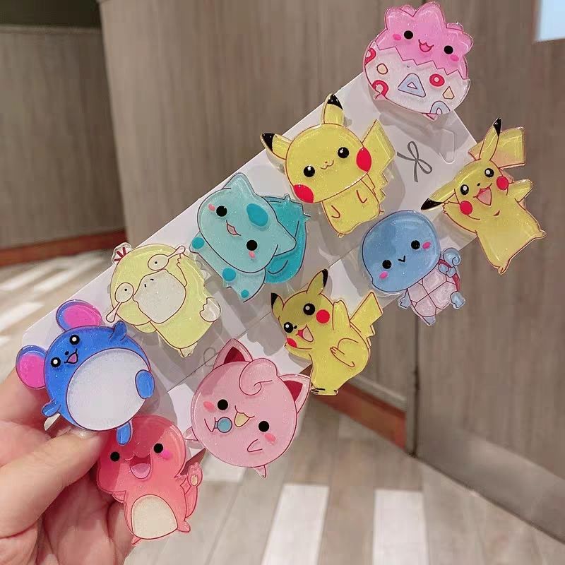 Pokémon Hair Clips Hairpins Cu - Tech Hair Accessories ulasan dan harga