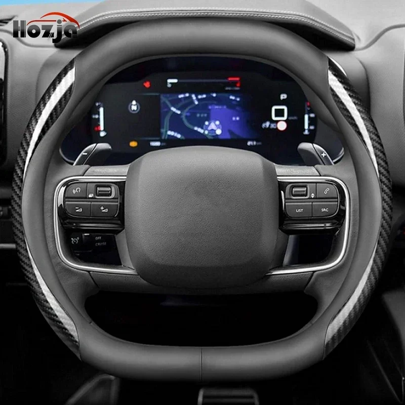 Leather Car Steering Wheel Cov - Tech Accessories Hub ulasan dan harga