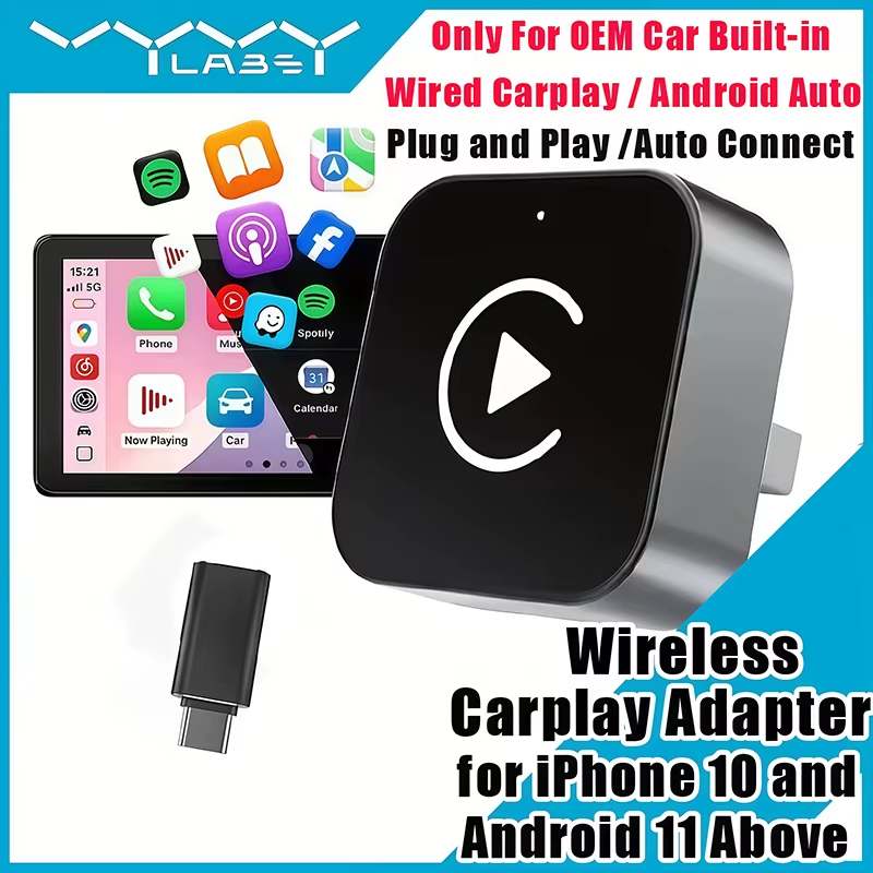 2-in-1 Wireless CarPlay Adapte - Tech Accessories Phone ulasan dan harga