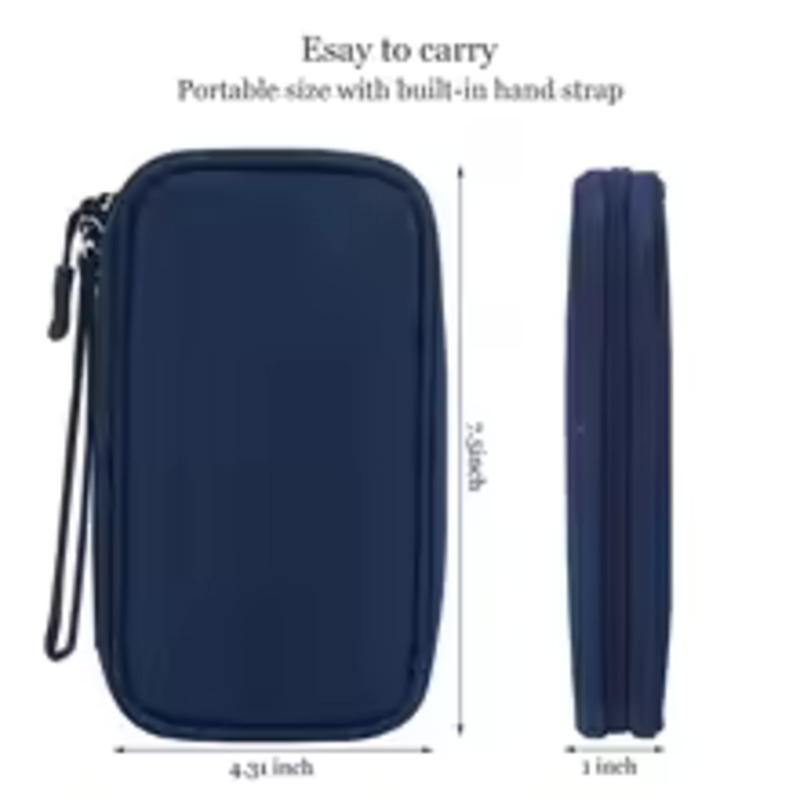 1PCS Grey/Black/Pink/Navy NEW  - Travel Cable Organizer ulasan dan harga
