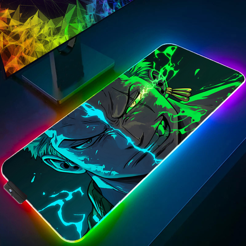 ONE PIECE Zoro Mouse Pad RGB G - Tech Gaming Accessories ulasan dan harga