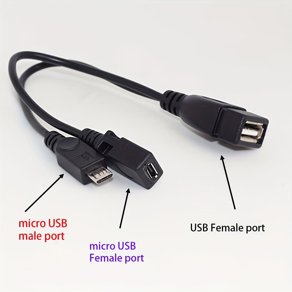 2-in-1 OTG USB to Micro USB Sp - Tech Accessories Tablet ulasan dan harga