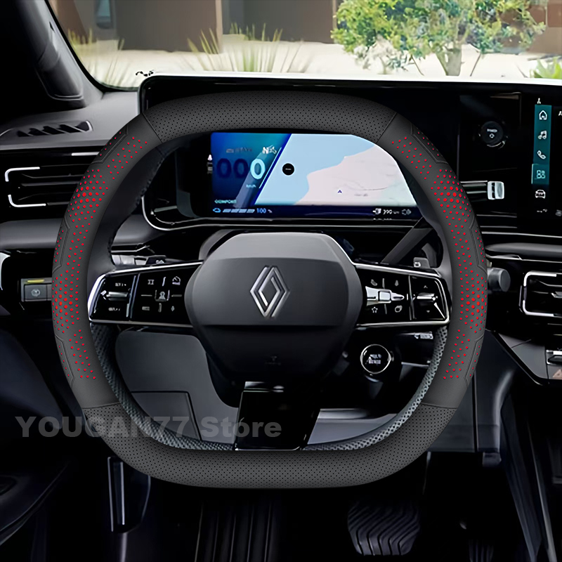 Leather Car Steering Wheel Cov - Tech Accessories Hub ulasan dan harga