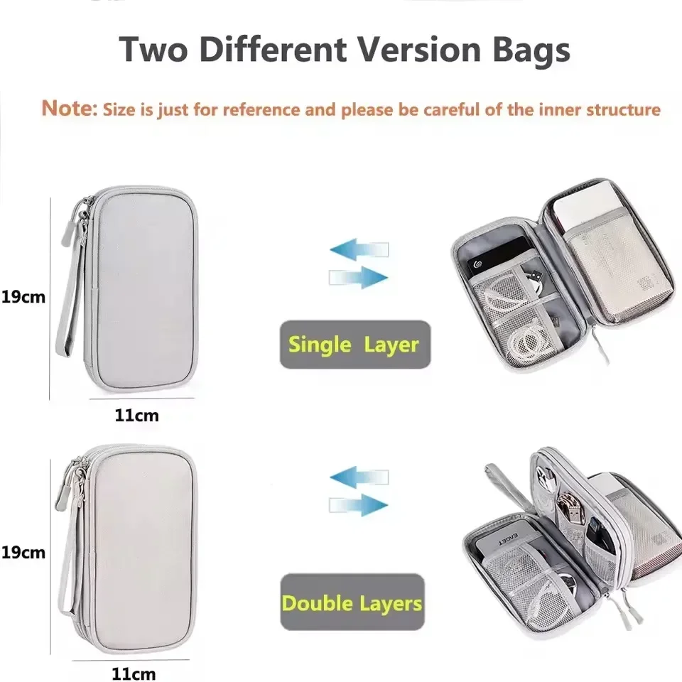 Travel Cable Bag Portable Digi - Travel Cable Organizer ulasan dan harga