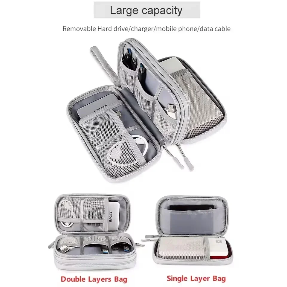 Travel Cable Bag Portable Digi - Travel Cable Organizer ulasan dan harga