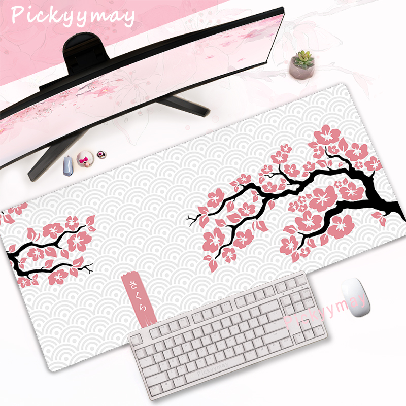 CIFBUY Pink Cherry Blossom Gam - Tech Accessories Desk ulasan dan harga