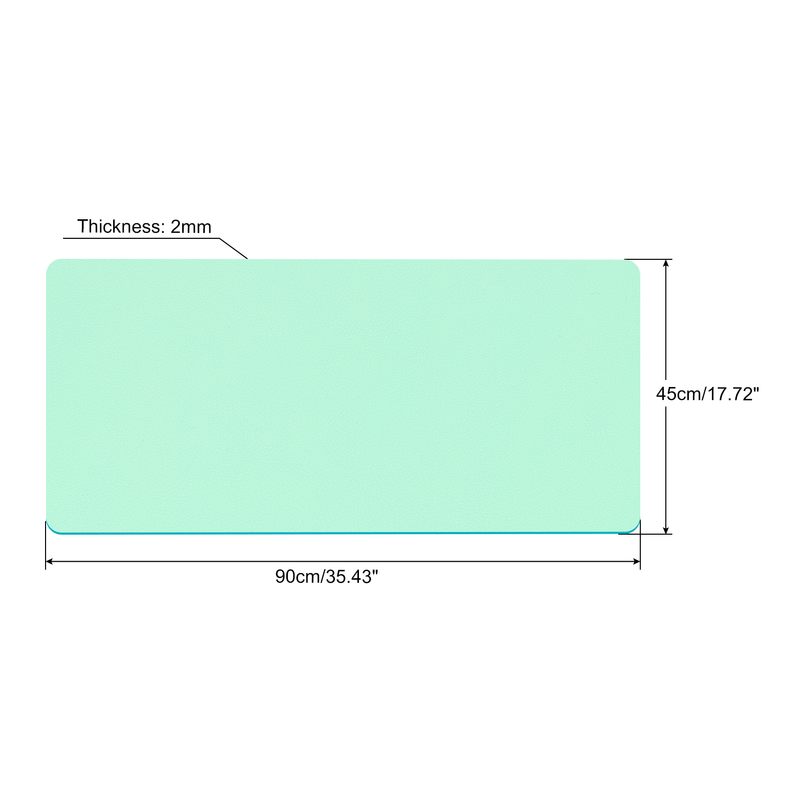 Office Desk Mat Protector PU L - Tech Gaming Accessories ulasan dan harga