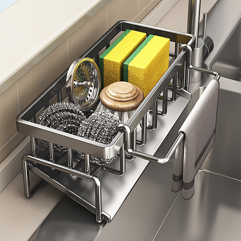 Compact Tap-Mounted Spice Shel - Tech Accessories Organizer ulasan dan harga
