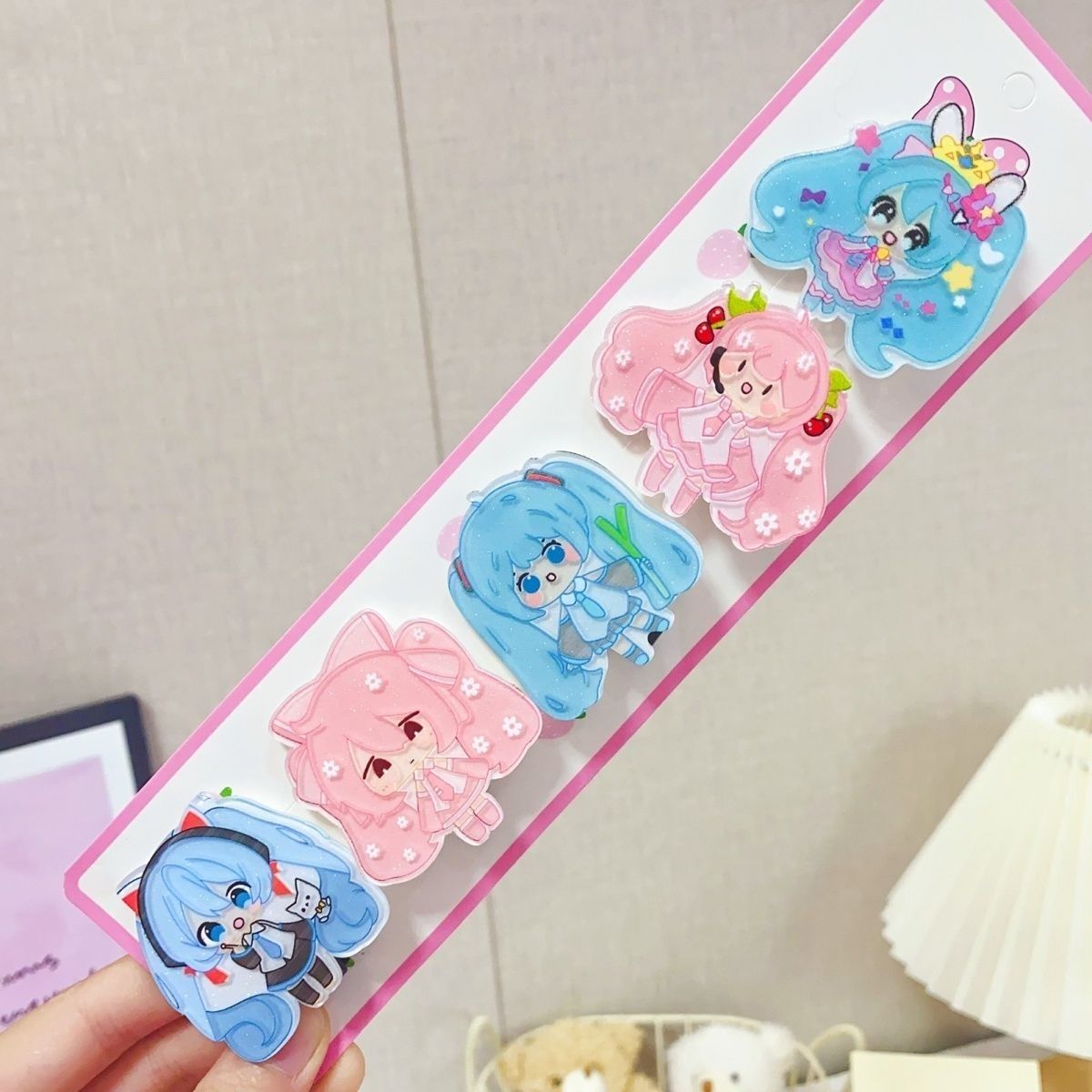 Hatsune Miku cartoon hair clip - Tech Hair Accessories ulasan dan harga