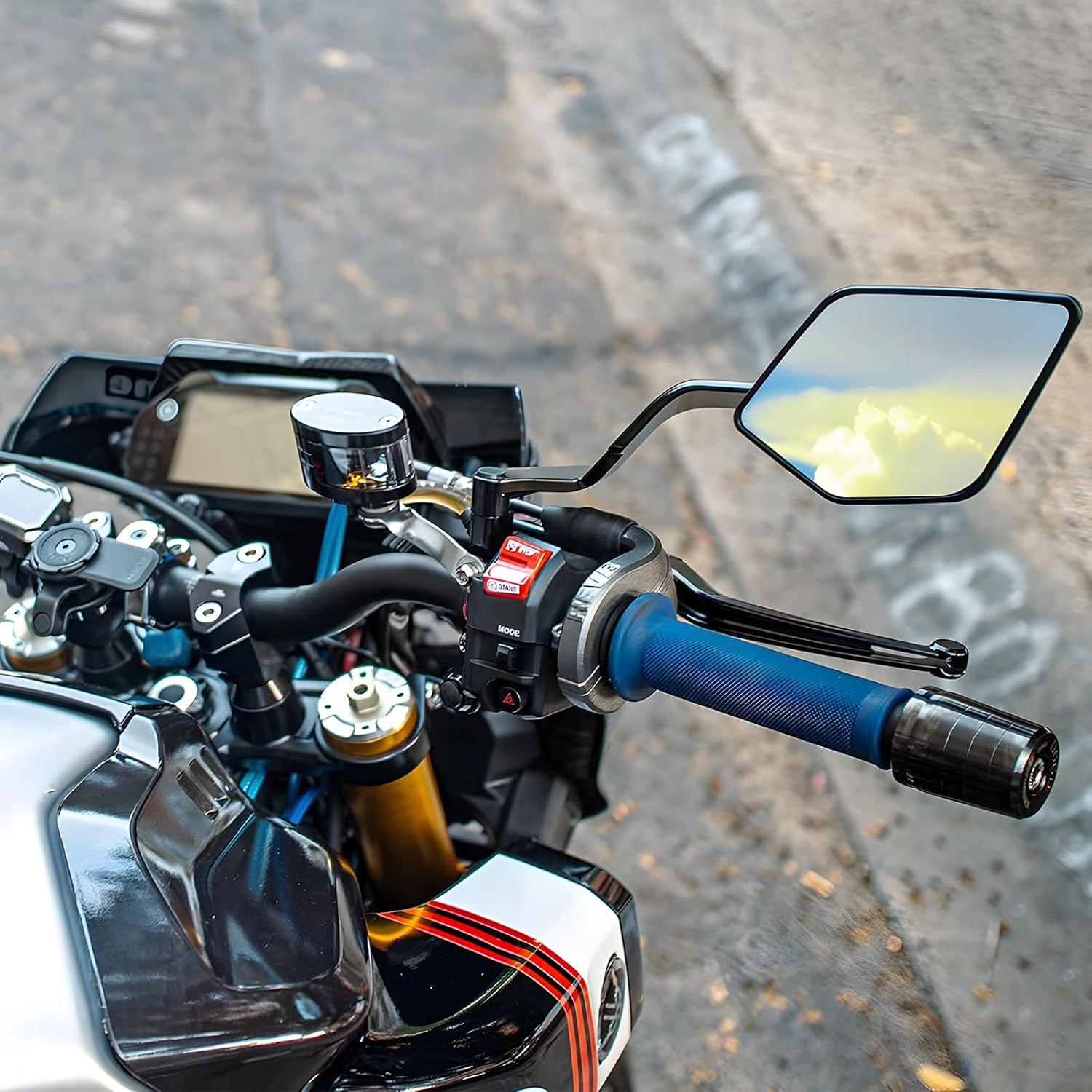 Motorcycle Mirrors Stealth max - Xmax Tech Max Accessories ulasan dan harga