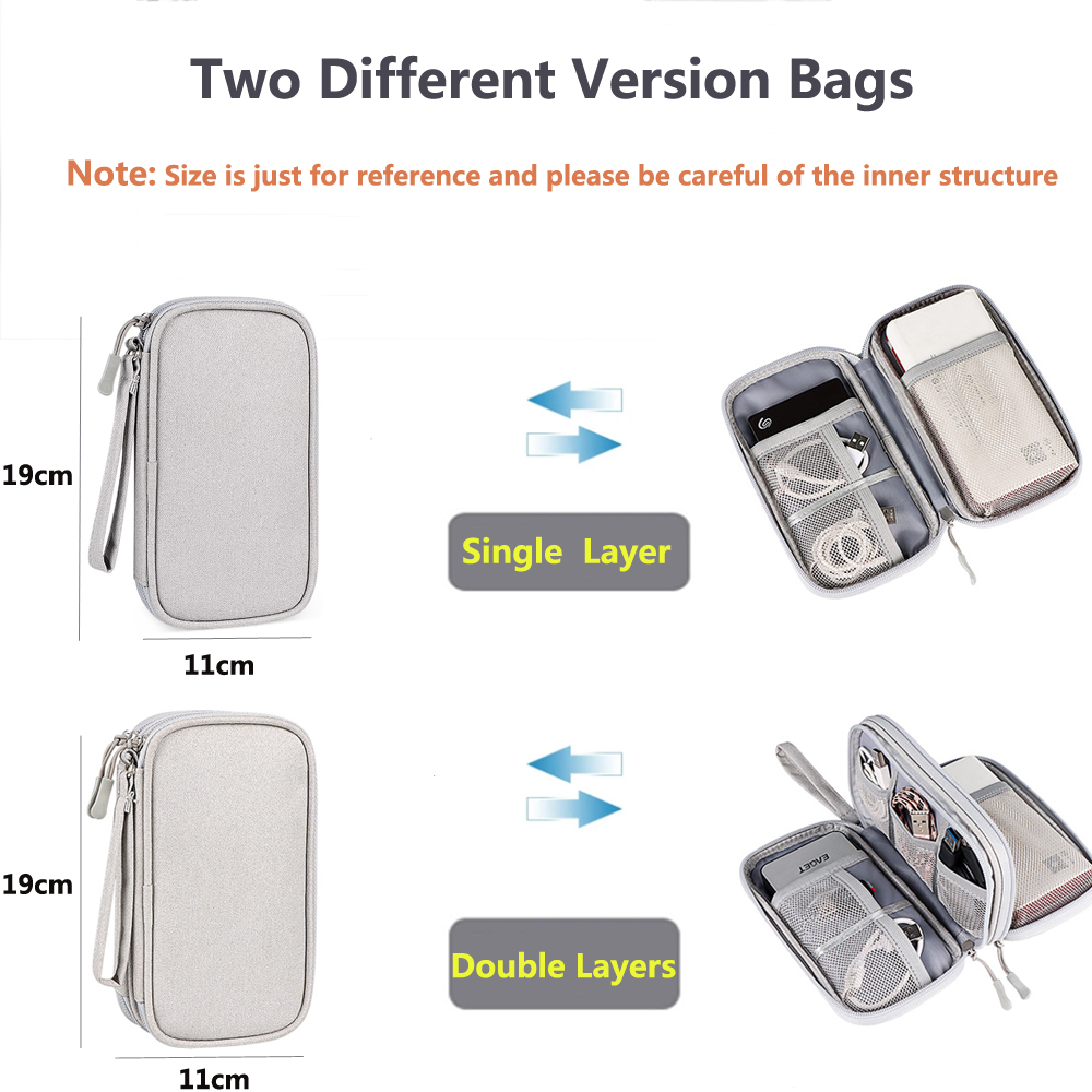 Multifunctional Makeup Bag Cab - Travel Cable Organizer ulasan dan harga