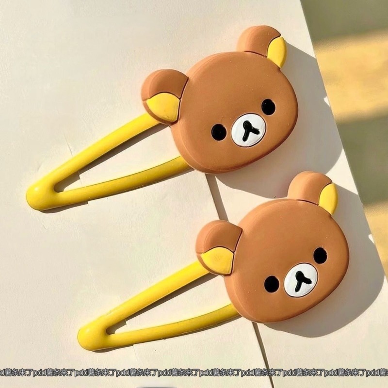 Cute Rilakkuma Cartoon Hair Cl - Tech Hair Accessories ulasan dan harga