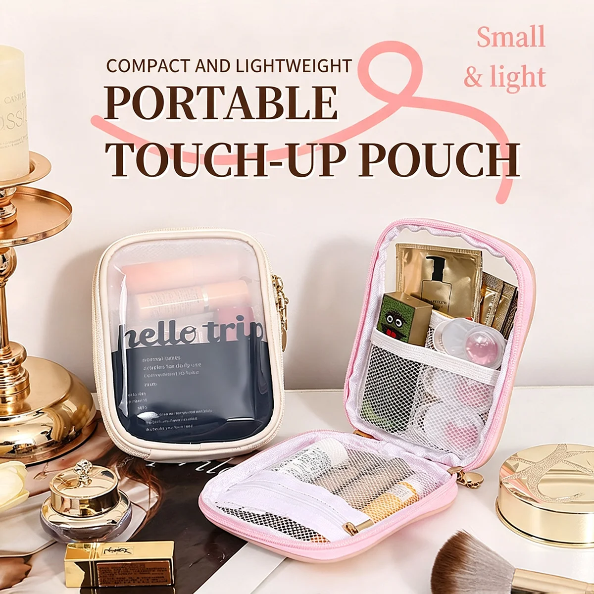 Transparent Portable Cosmetic  - Travel Cable Organizer ulasan dan harga