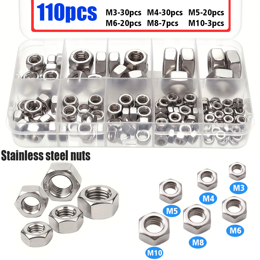 110-Piece Set of Stainless Ste - Tech House Accessories ulasan dan harga