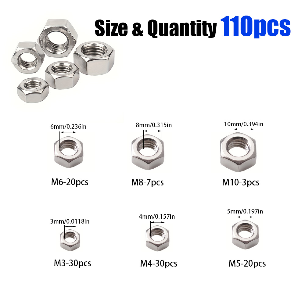 110-Piece Set of Stainless Ste - Tech House Accessories ulasan dan harga