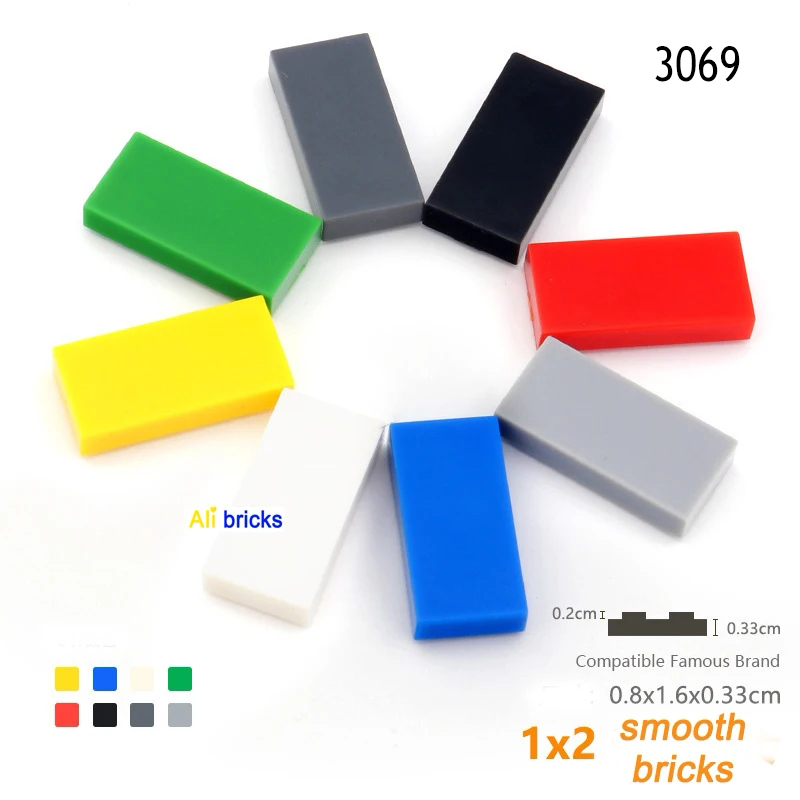 50pcs/lot 1x2 Tile Building Bl - Tech House Accessories ulasan dan harga