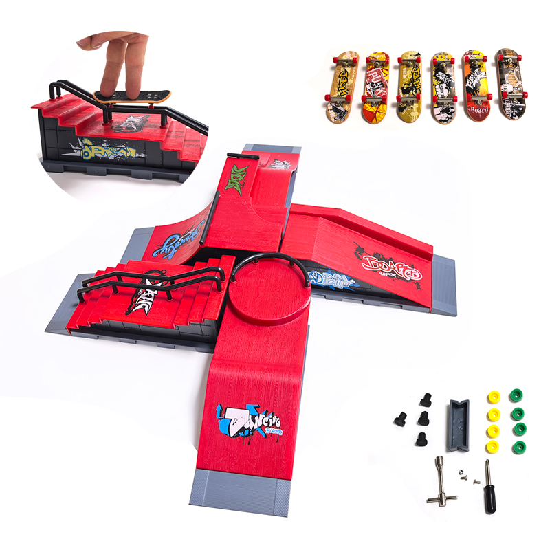DIY Finger Skateboard Scene Ve - Tech Deck Accessories ulasan dan harga