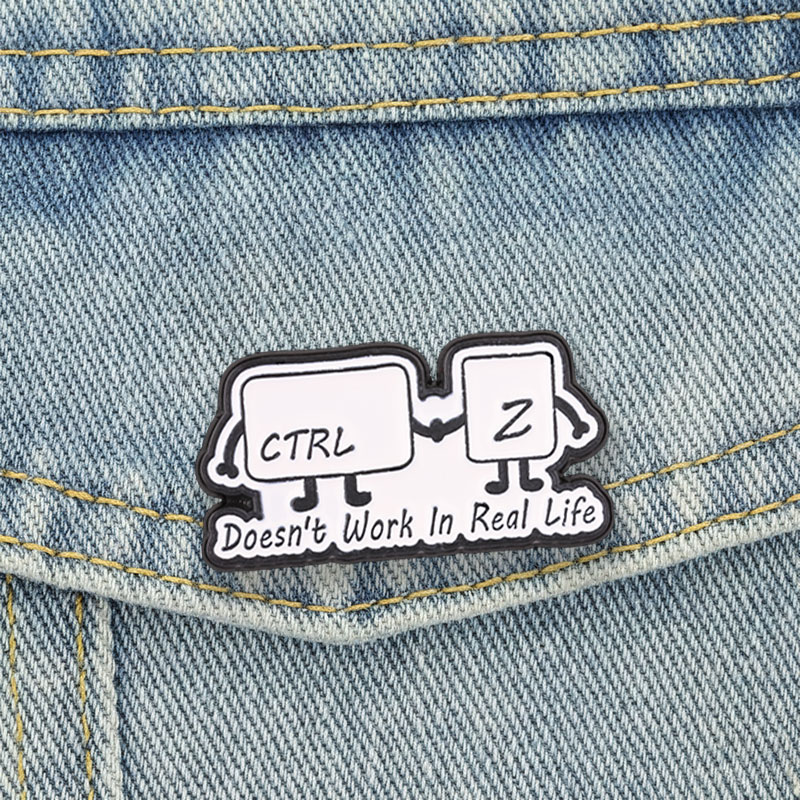 Funny Tech Meme Enamel Pins Ct - Tech Accessories For Work ulasan dan harga