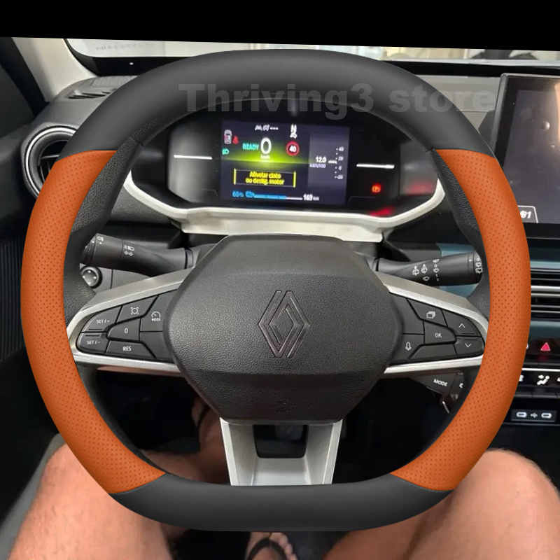 Leather Car Steering Wheel Cov - Tech Accessories Hub ulasan dan harga