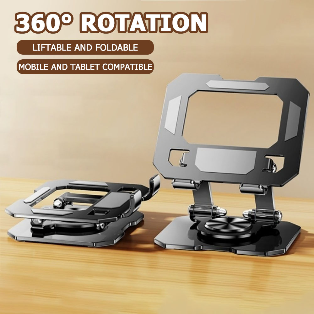 360 Rotating Tablet Phone Stan - Tech Accessories Desk ulasan dan harga
