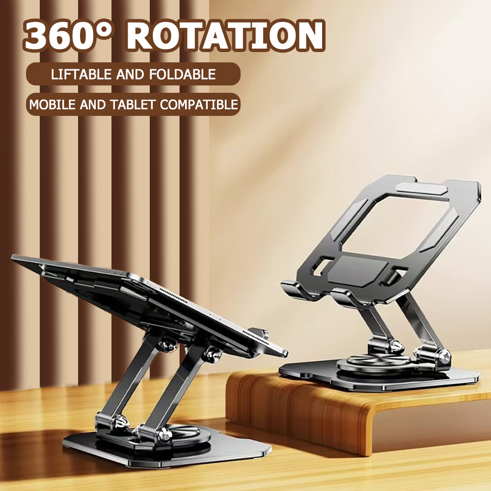 360 Rotating Tablet Phone Stan - Tech Accessories Desk ulasan dan harga