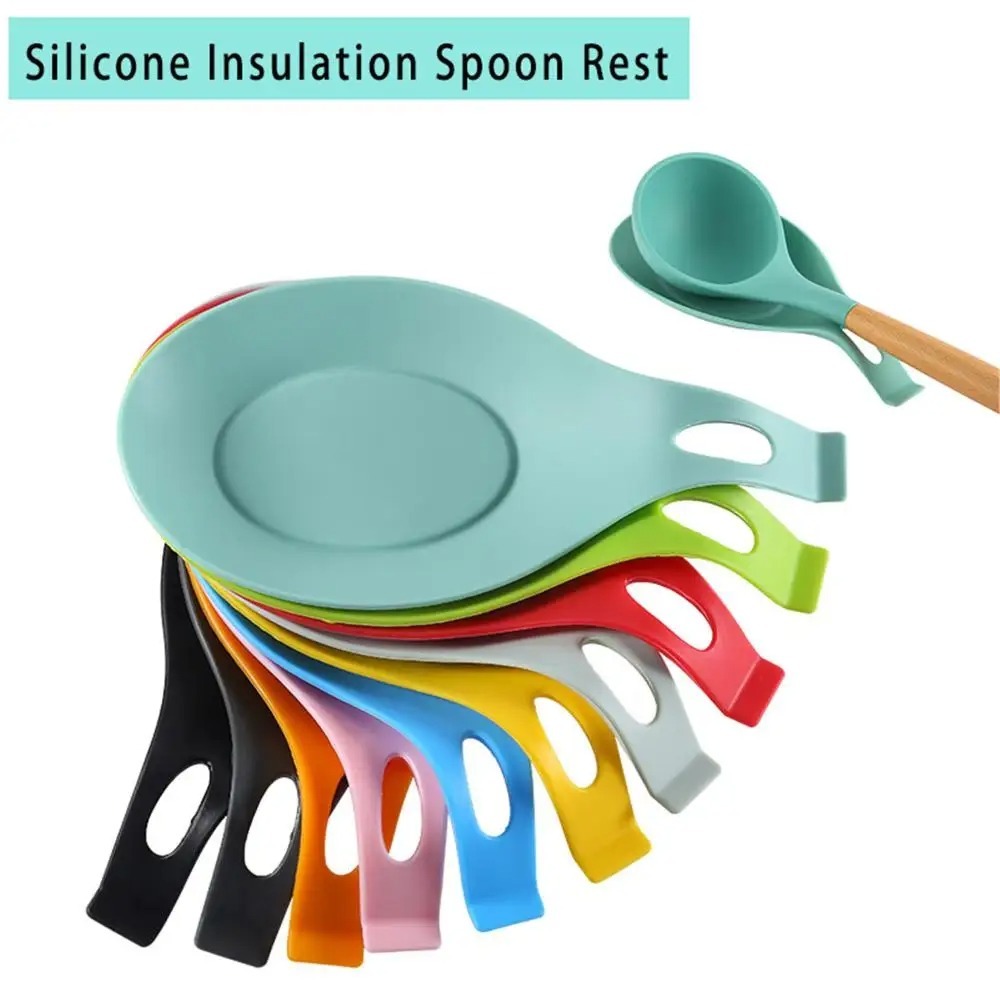 Silicone Heat Insulation Spoon - Tech Accessories Organizer ulasan dan harga
