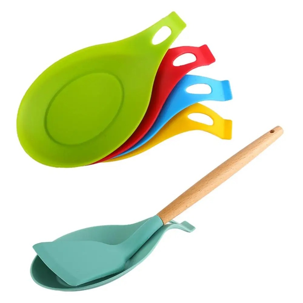 Silicone Heat Insulation Spoon - Tech Accessories Organizer ulasan dan harga