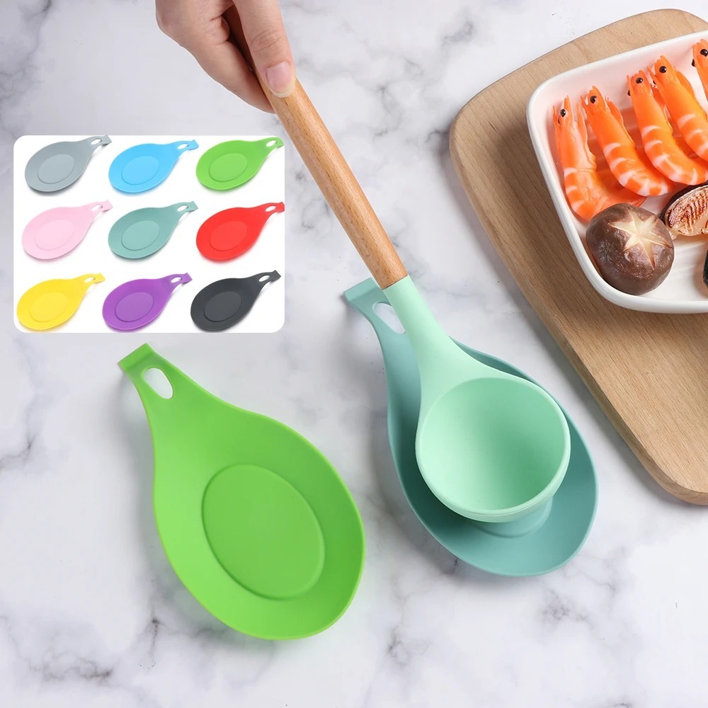 Silicone Heat Insulation Spoon - Tech Accessories Organizer ulasan dan harga