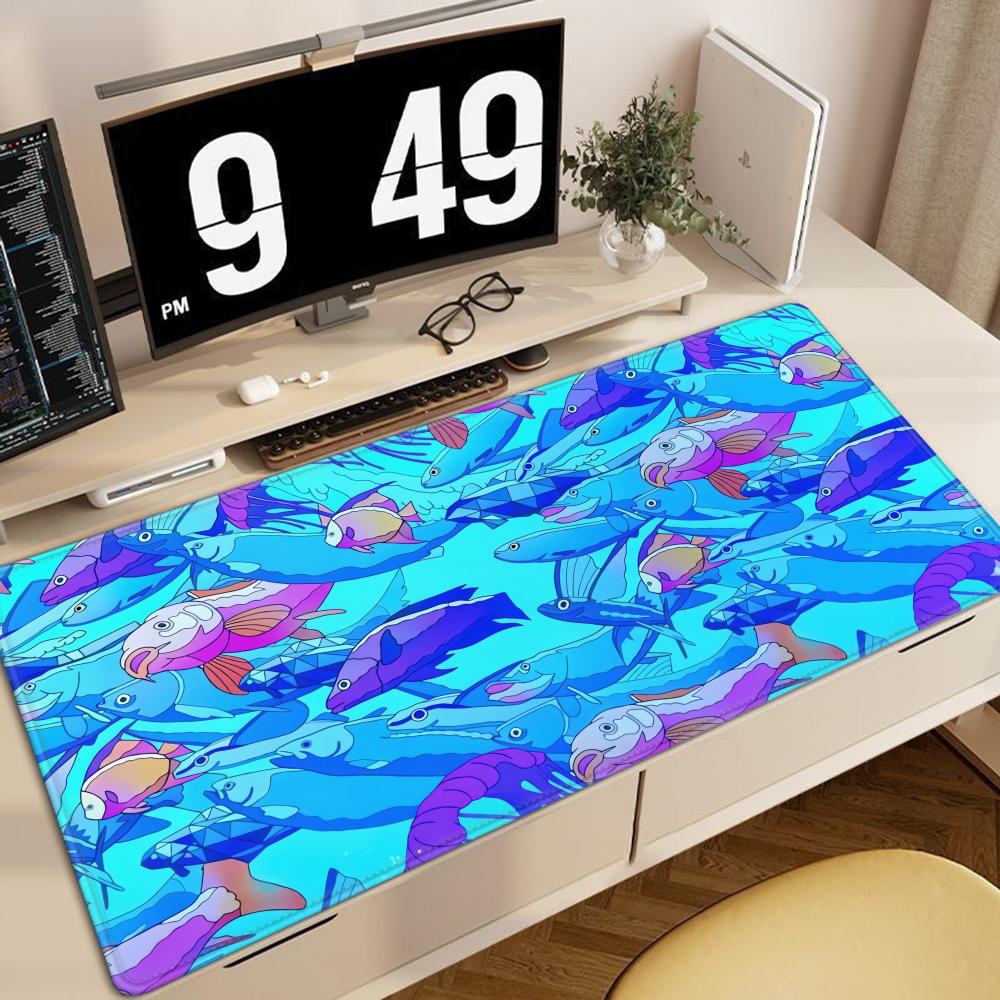 HD Printing Fish Rubber Mouse  - Tech Accessories Desk ulasan dan harga